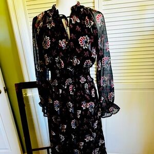 Beautiful patron of Peace size small mesh dress.